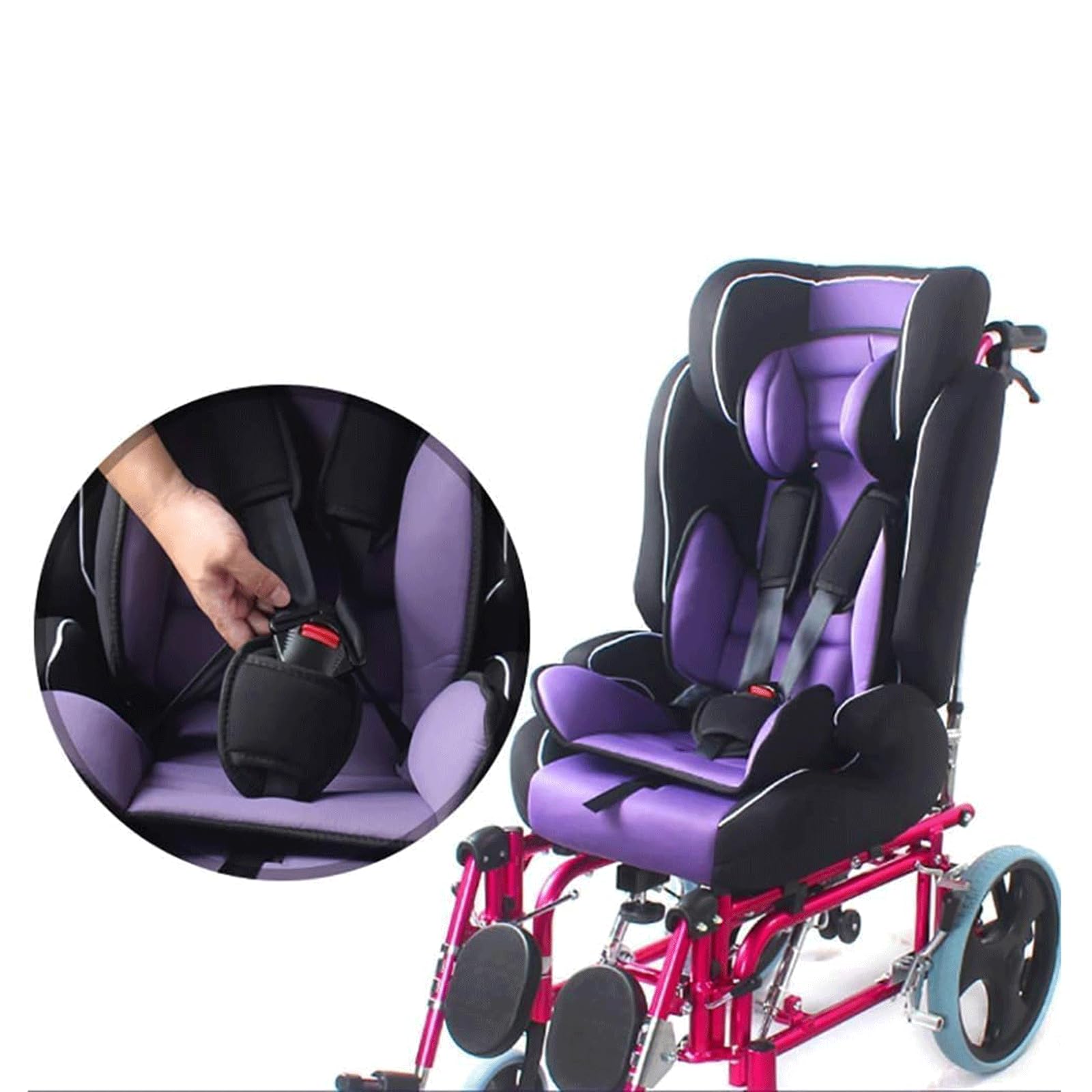 Amazon | 介助型車椅子 折りたたみ式フルリクライニング車椅子子供用