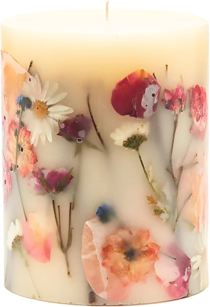 Amazon.co.jp: Rosy Rings ラウンドキャンドル 6.5インチ アプリコット