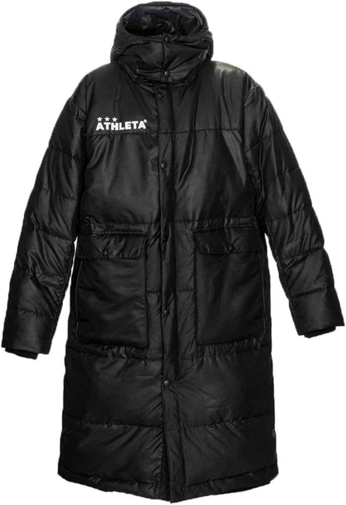 Amazon.co.jp: アスレタ サッカーウェア ベンチコート ジュニア 中綿