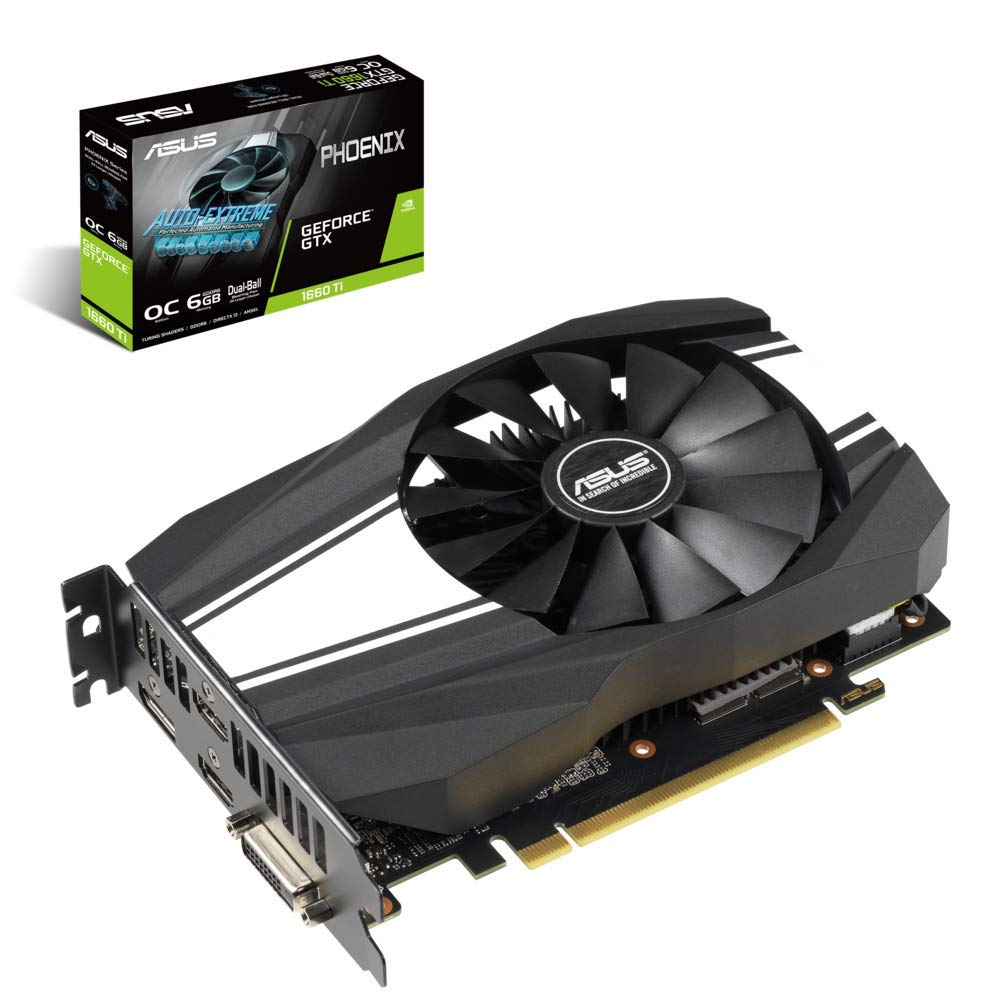 Amazon | ASUS PH-GTX1660TI-O6G GeForce GTX 1660 Ti 6GB GDDR6