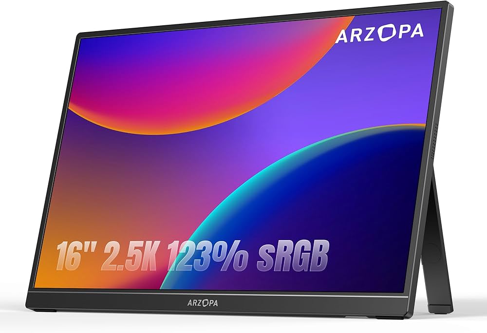 Amazon.co.jp: ARZOPA 16インチ 2.5K モバイルモニター 2560x1600 QHD