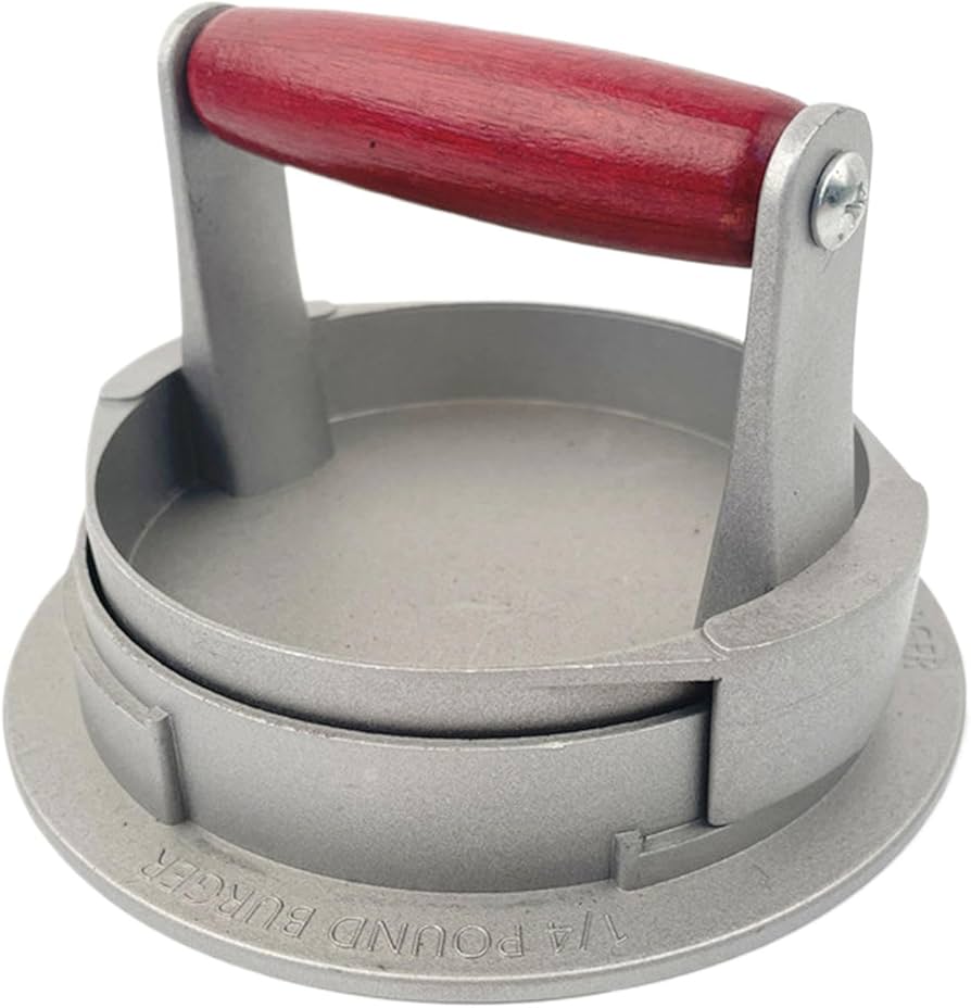 Amazon | ミートパティプレスキット - 手動ラウンドハンバーガー