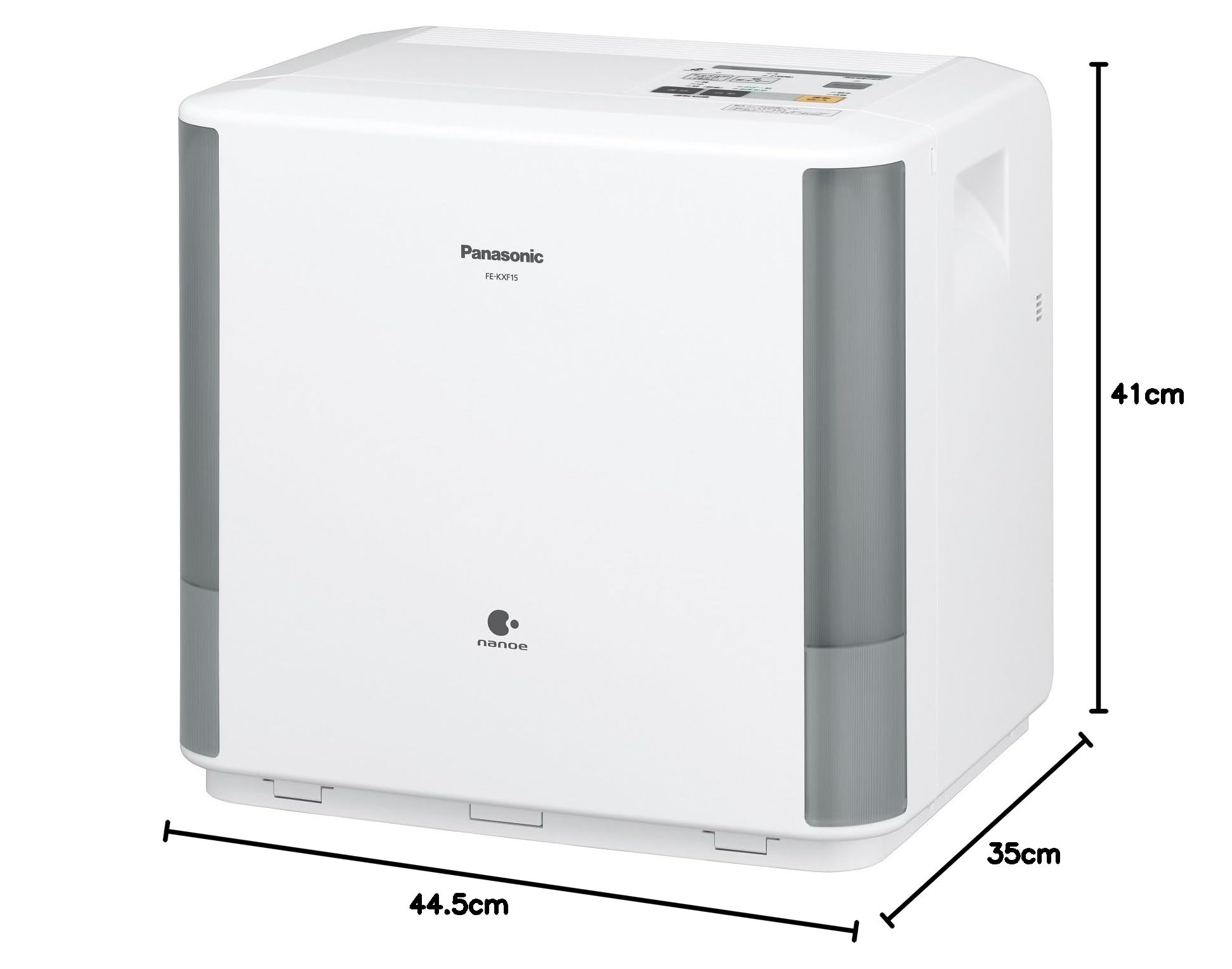 Amazon.co.jp: パナソニック ヒートレスファン(気化)式加湿機 ホワイト