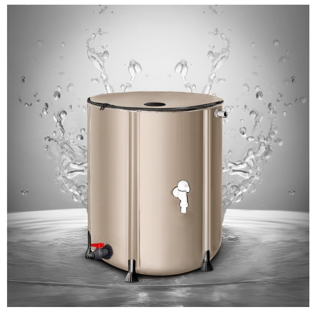 Amazon.co.jp: FTWIND雨水タンク 家庭用 50L～1000L選択可能 集水器