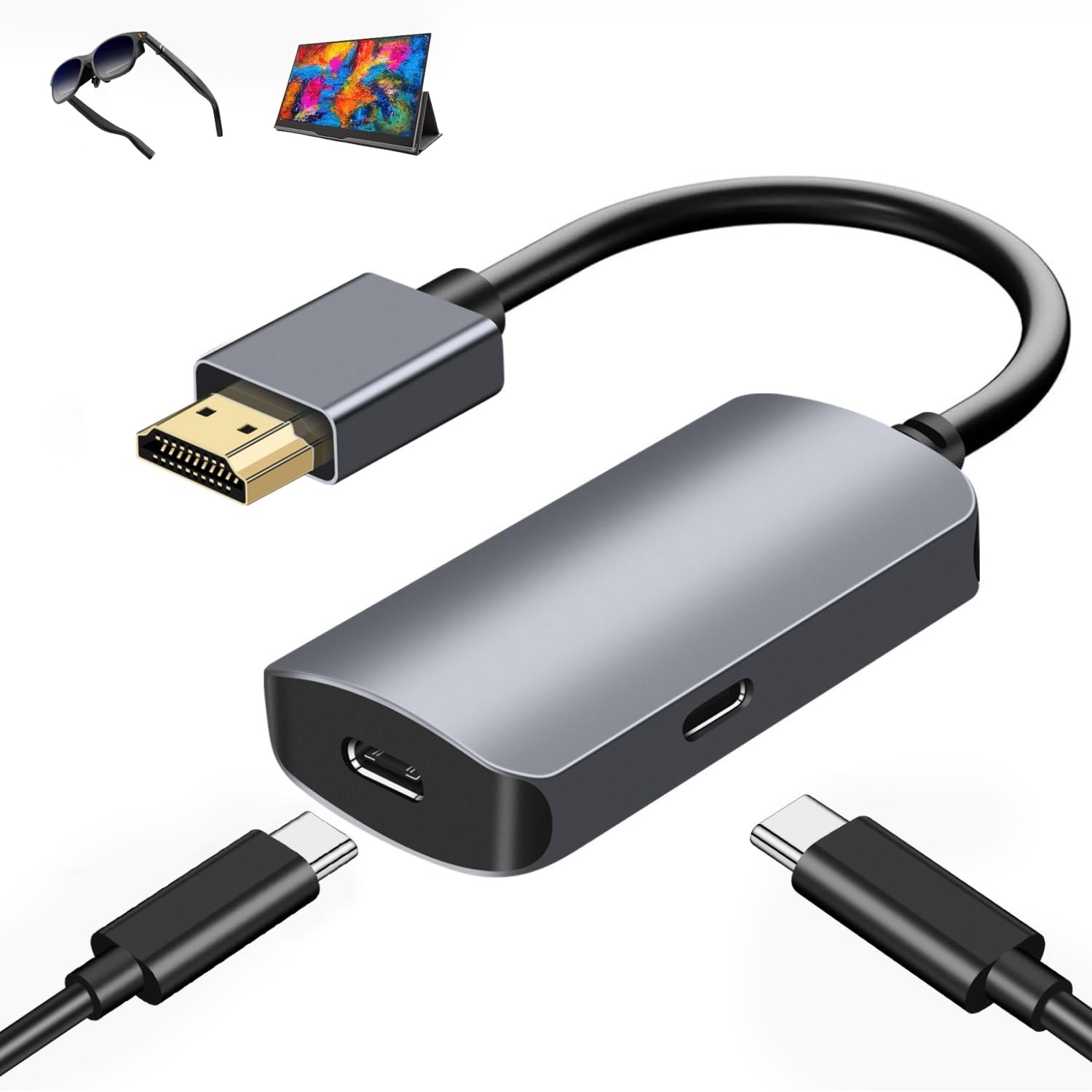 Amazon.co.jp: HDMI to USB Type C 変換アダプタ 4K@60Hz Xrea-l One