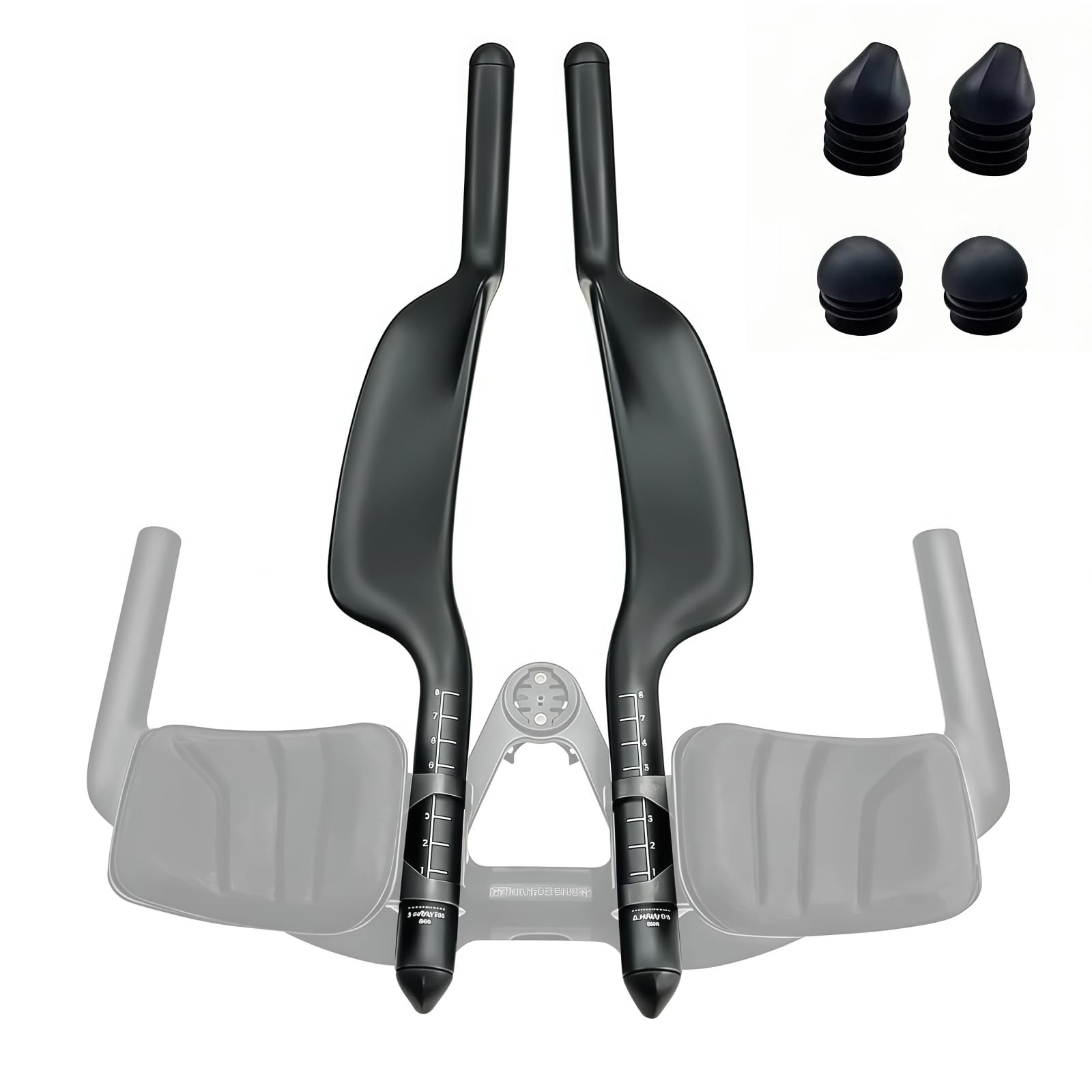 Amazon.co.jp: Joxvizx カーボン自転車TTアームレストハンドルバー