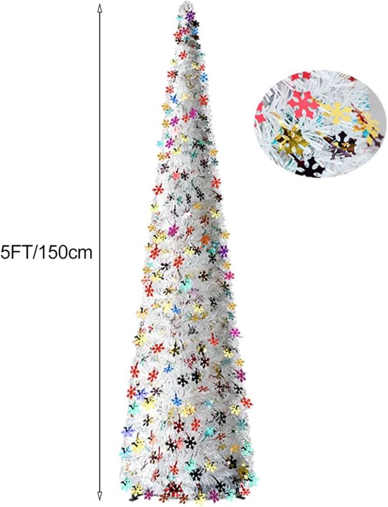 人工クリスマスツリー 組み立て簡単 折りたたみクリスマスツリー