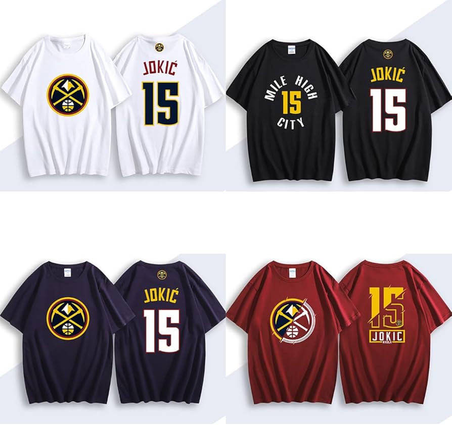 Amazon.co.jp: ニコラ・ヨキッチ Tシャツ NBA デンバー ナゲッツ