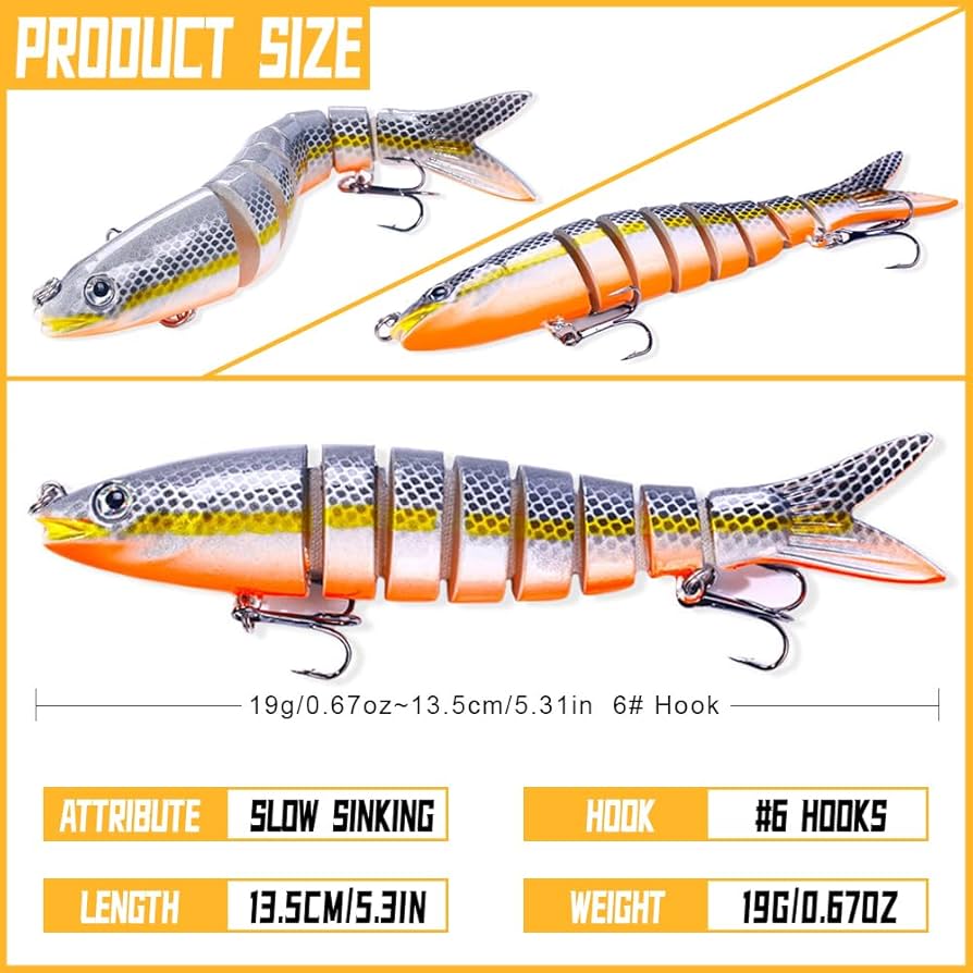 Amazon.co.jp: Mulanimo ビッグベイト シーバス ルアー ジグ セット