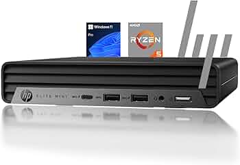 Amazon.com: HP 2025 Elite 805 Mini PC Desktop Computer, AMD Ryzen