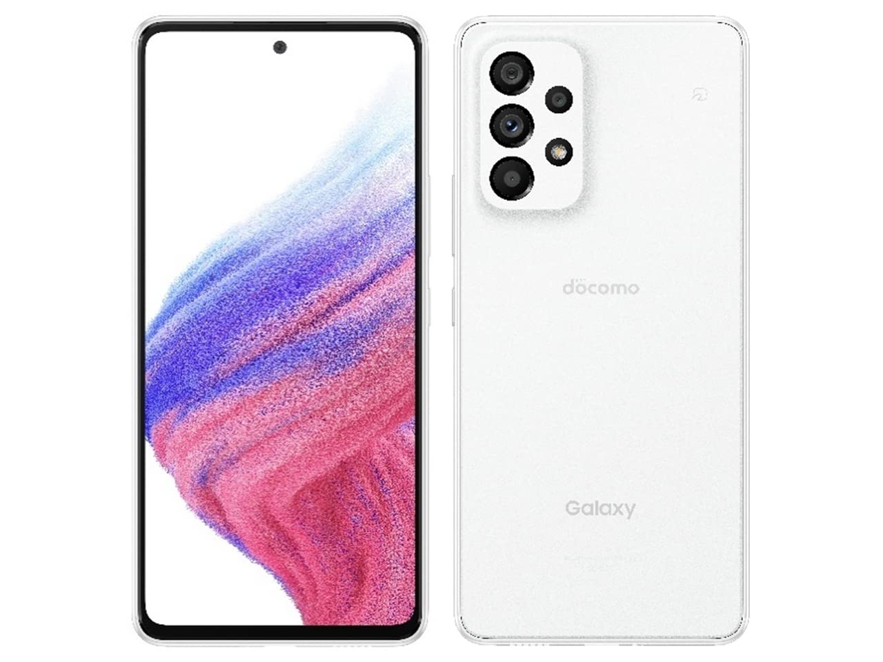 Amazon | SIMフリー docomo Galaxy A53 5G SC-53C オーサムホワイト