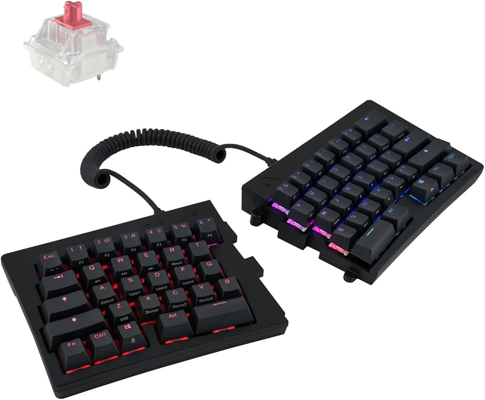 Amazon | BAROCCOMiSTEL MD600 Alpha (英語配列/静音赤軸) 分離型