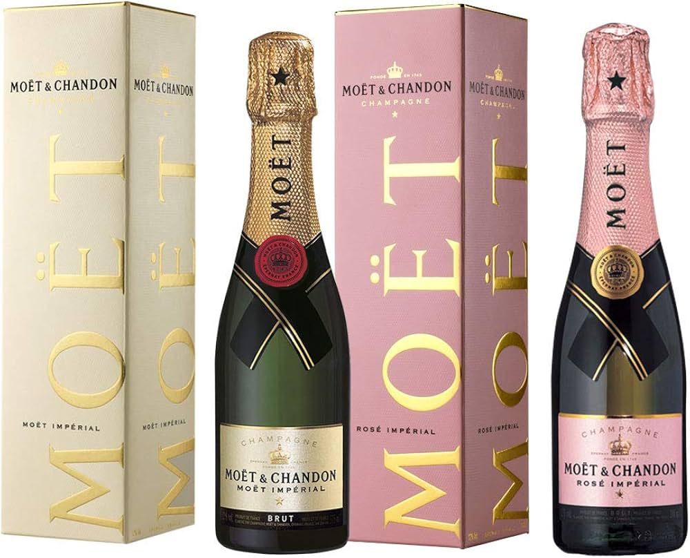 Amazon.co.jp: モエ・エ・シャンドン ブリュット&ロゼ ハーフ 2本