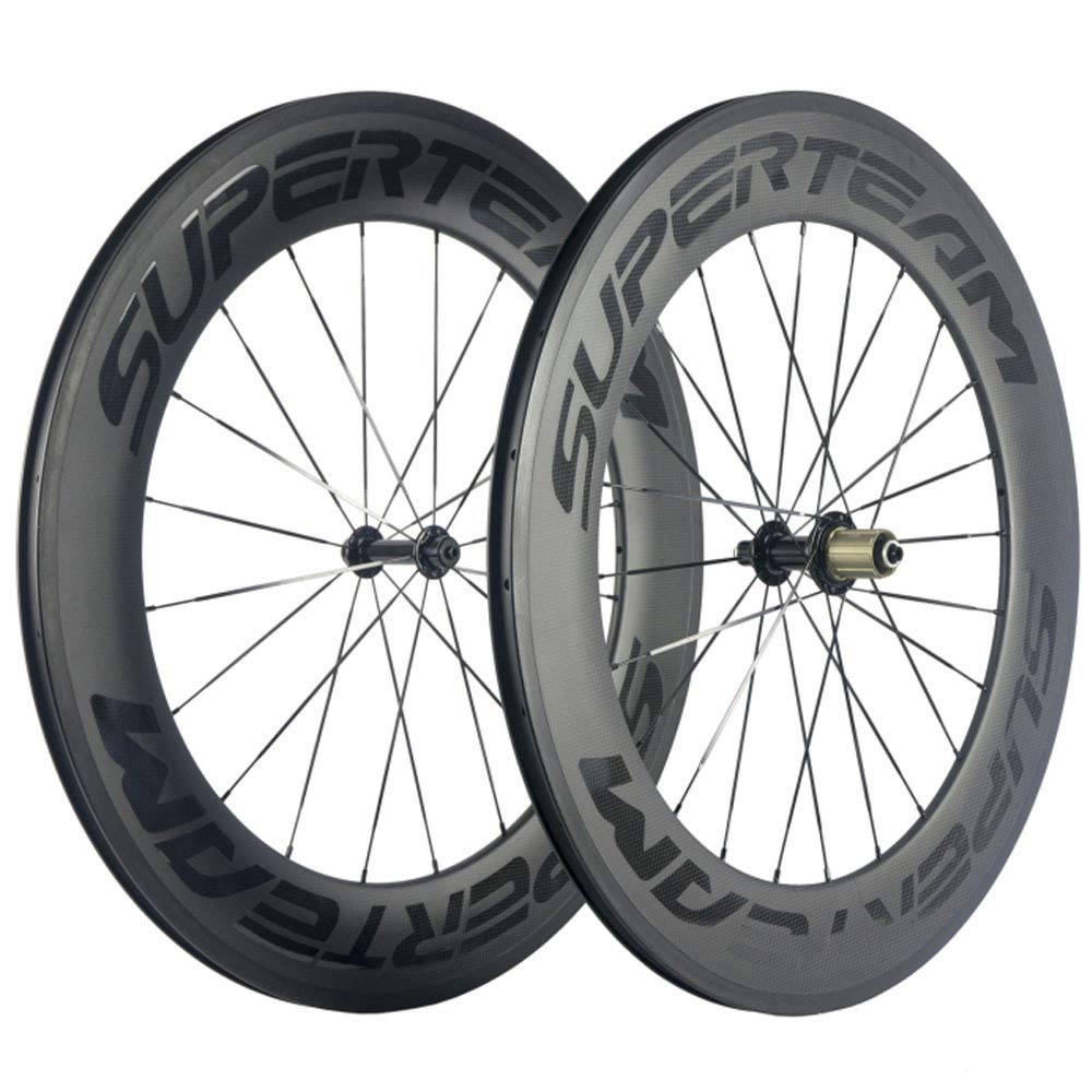 Amazon.com : Superteam 88mm Carbon Fiber Wheels 23mm Width 700c
