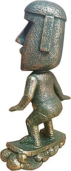 Amazon.co.jp: Lifexquisiter イースター島モアイ像置物装飾、スケート