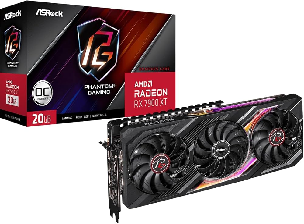 Amazon | ASRock グラフィックボード AMD Radeon RX7900XT GDDR6 20GB