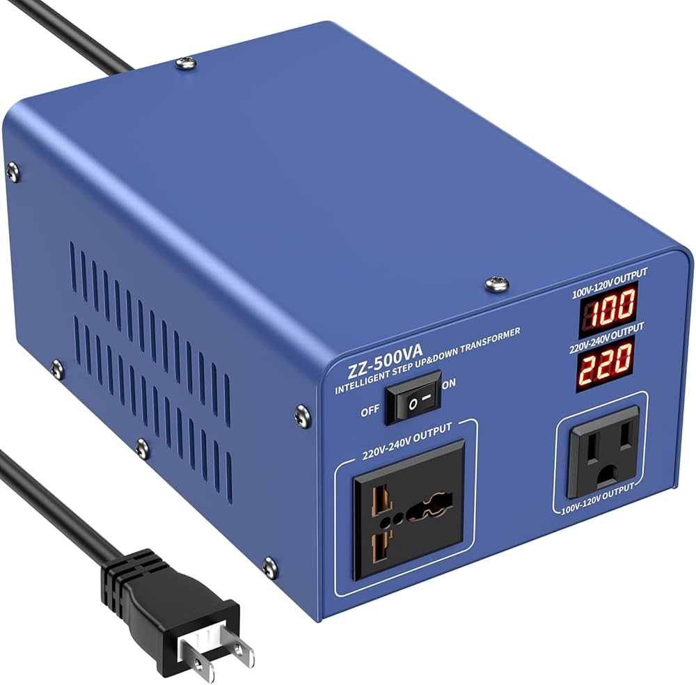 Amazon.co.jp: JARXIOKE 変圧器 500W アップトランス ダウントランス