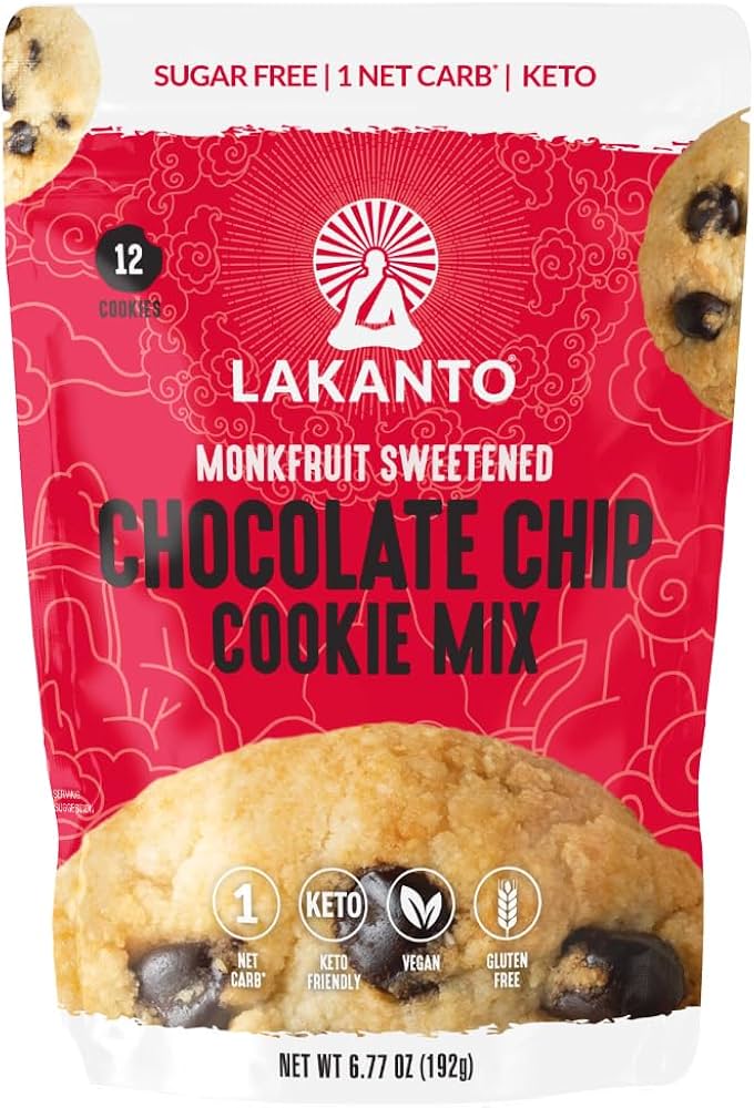 Amazon.com : Lakanto Sugar Free Chocolate Chip Cookie Mix