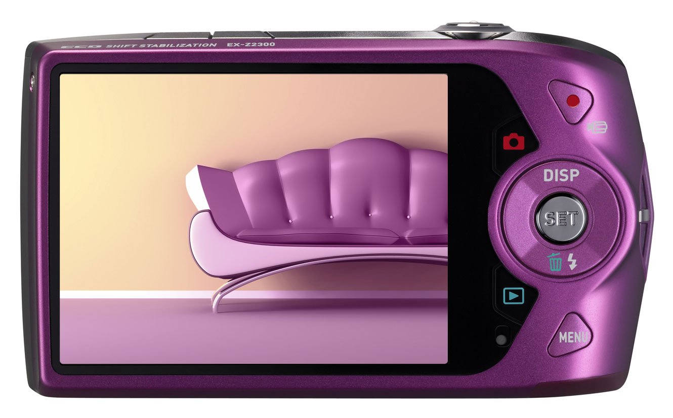 Amazon | CASIO デジタルカメラ EXILIM 1410万画素 5倍 パープル EX