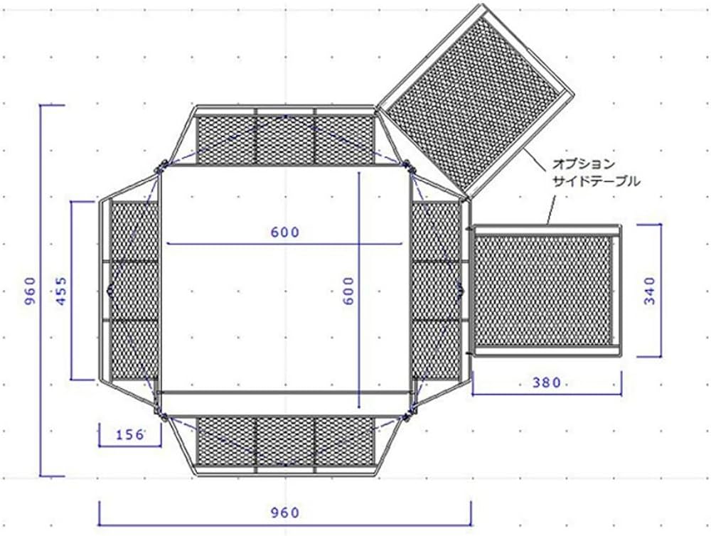 Amazon | ネイチャートーンズ オクタゴンファイヤーテーブル 本体