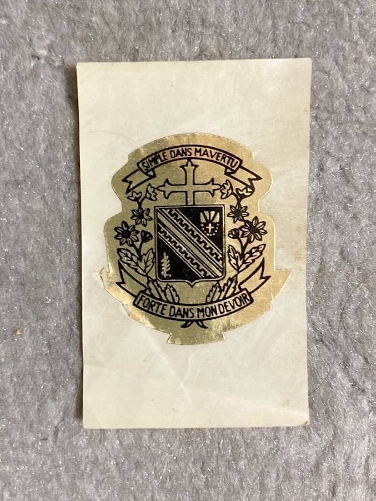 Amazon.co.jp: 昭和60年 田園調布雙葉学園 校章シール : 文房具