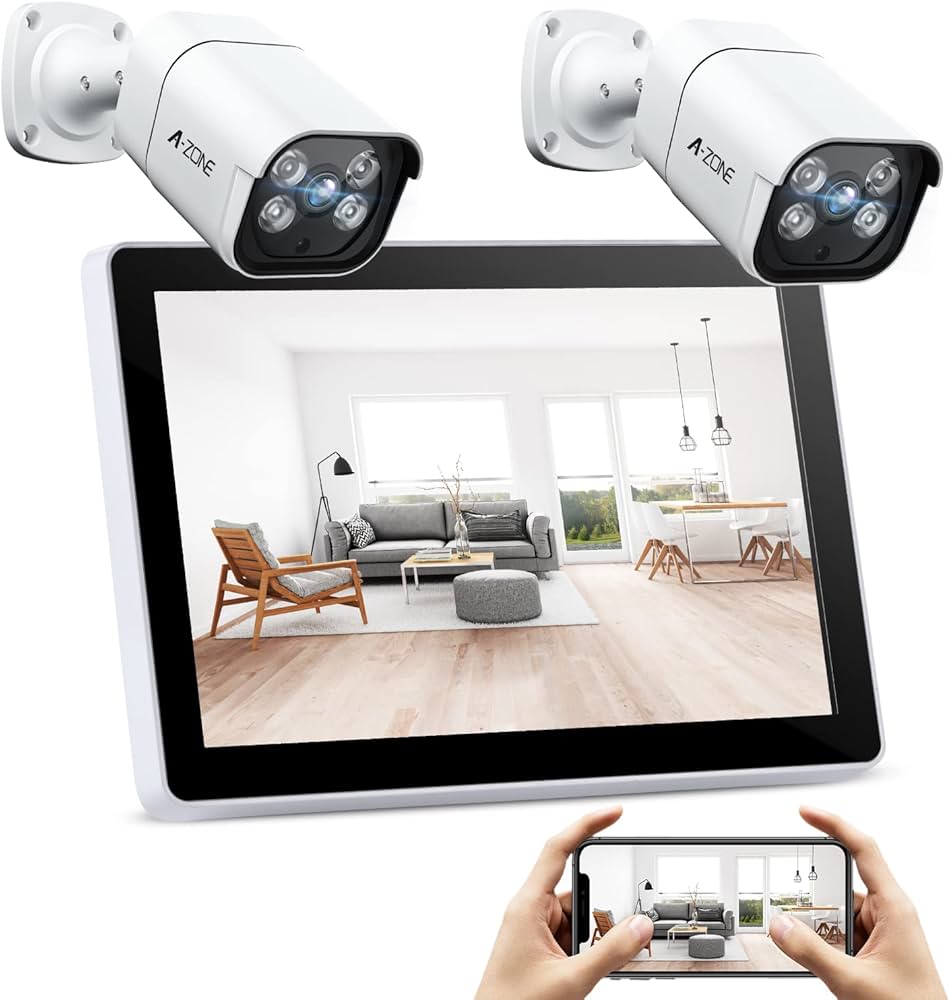 Amazon.co.jp: A-ZONE 300万画素録音カメラ 防犯カメラ 監視カメラ