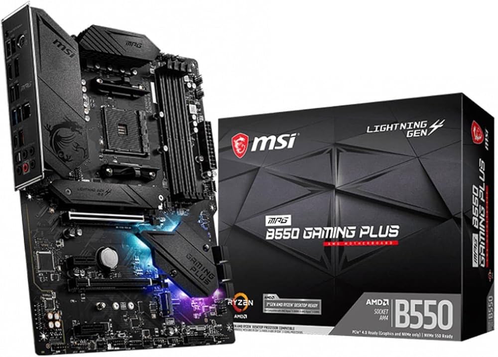 Amazon.in: Buy MSI MPG B550 Gaming Plus AMD AM4 DDR4 m.2 USB 3.2