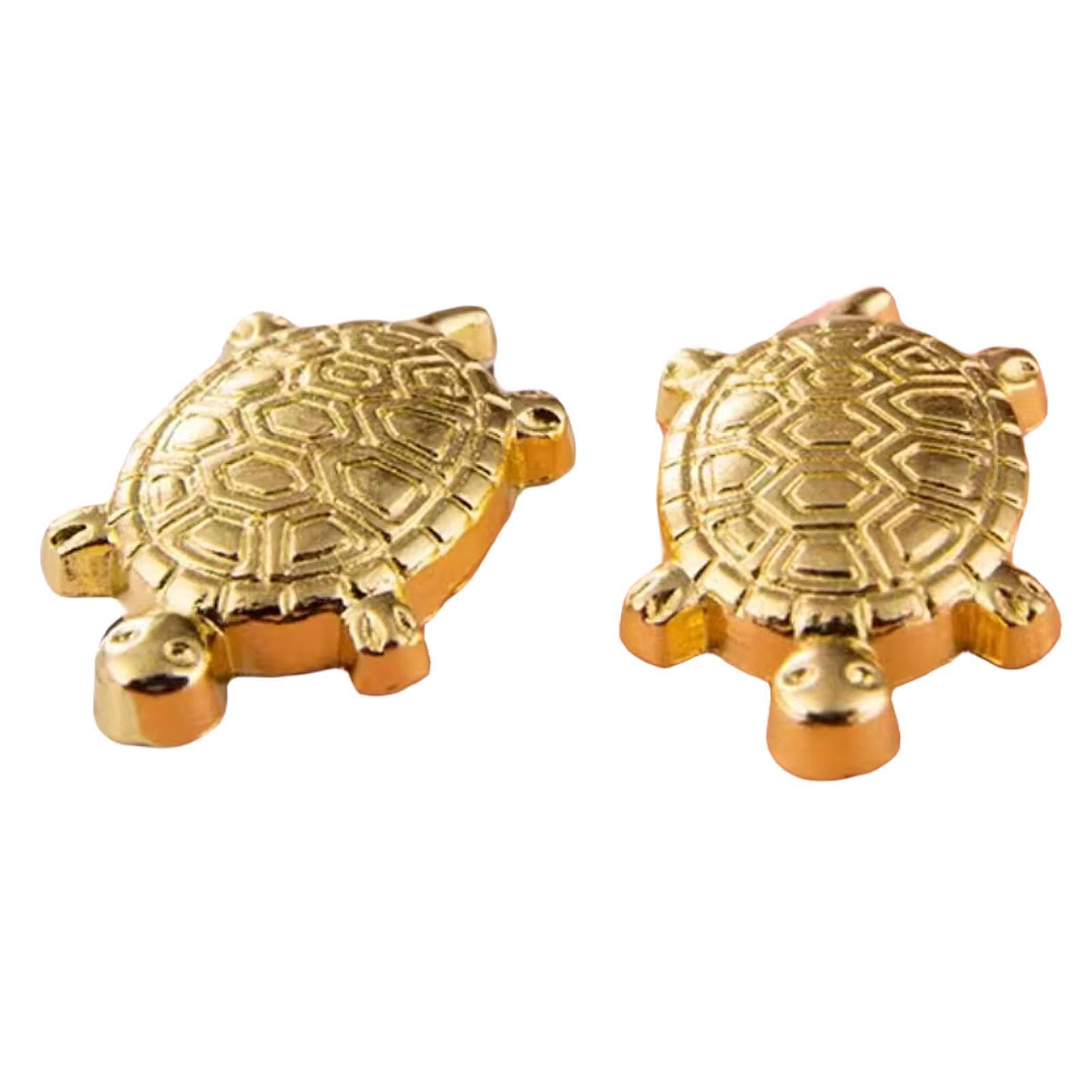 Amazon.co.jp: 銭亀【金亀 2個入り】 開運 金運 アップ 風水幸運なミニ