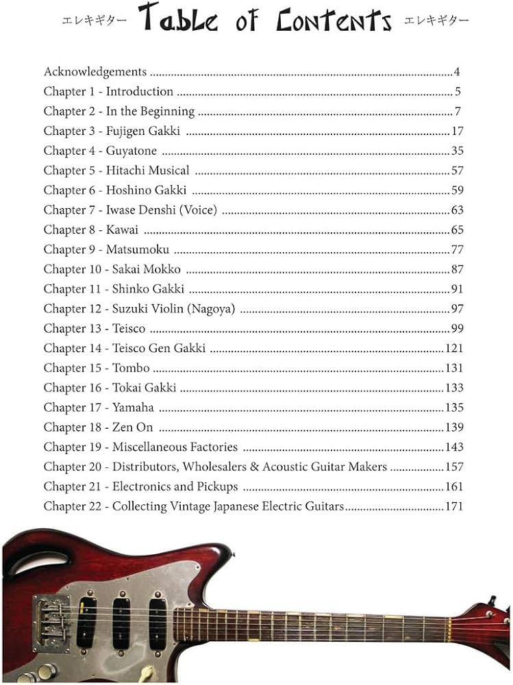 History of Japanese Electric Guitars | Illustrated Guitar