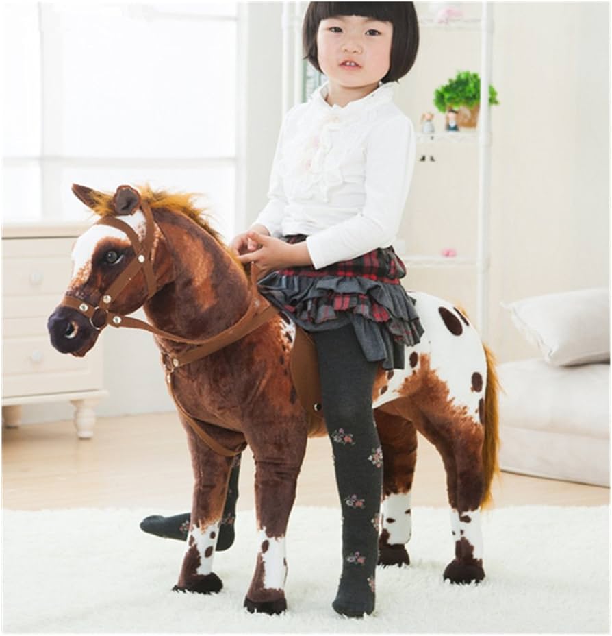 Amazon.co.jp: URAKUTOYS リアル ウマ 座れる動物ぬいぐるみ ウマ 馬