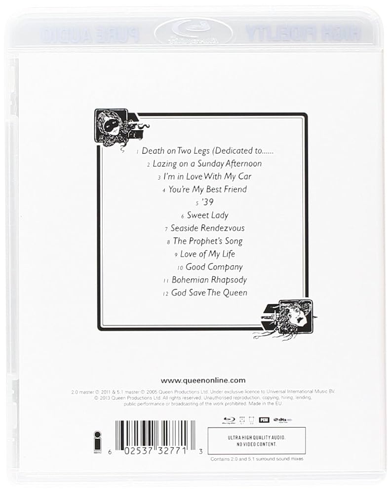 Amazon.co.jp: Night At The Opera (Blu-ray Audio): ミュージック