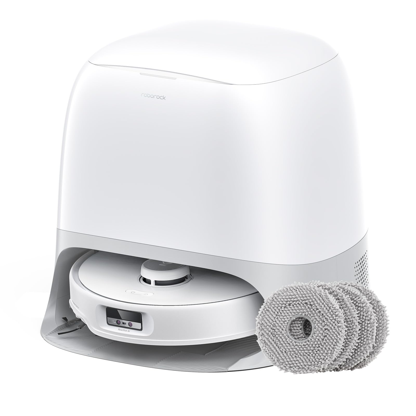 Amazon.com - roborock Qrevo Curv Robot Vacuum and Mop with 4 Pack