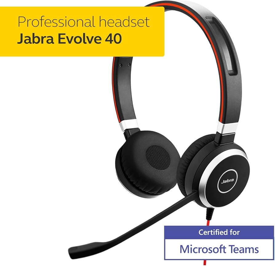Amazon.co.jp: Jabra Evolve 40 MS ステレオ ヘッドセット 【国内正規