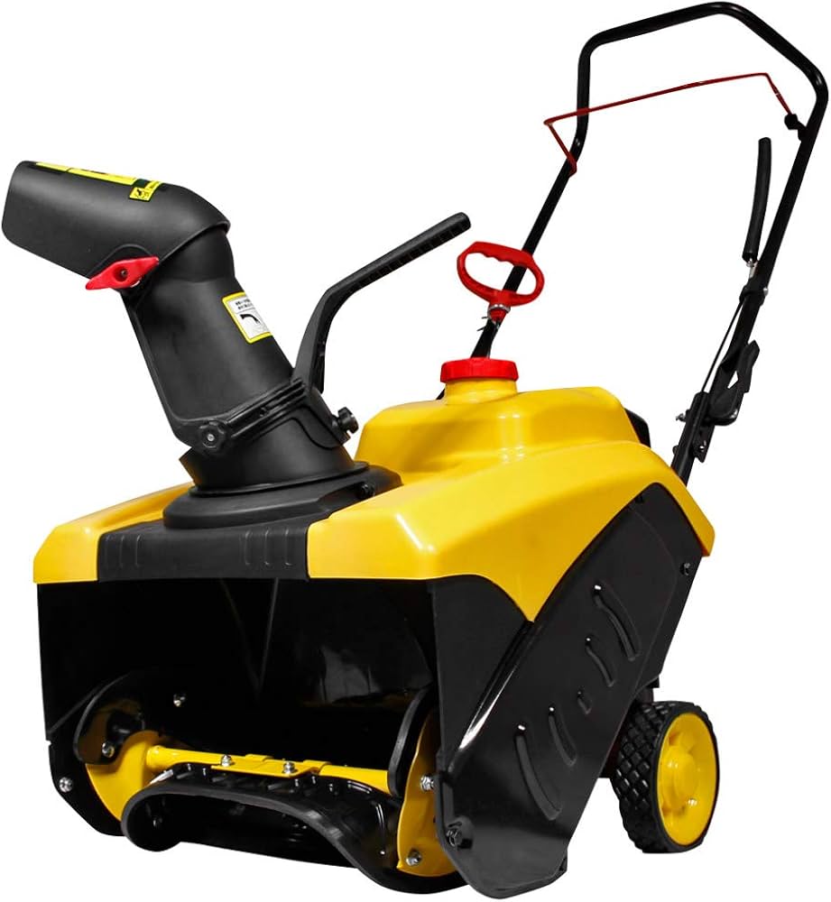 Amazon.co.jp: HAIGE 除雪機 エンジン式 手押し式 除雪幅46cm 除雪高