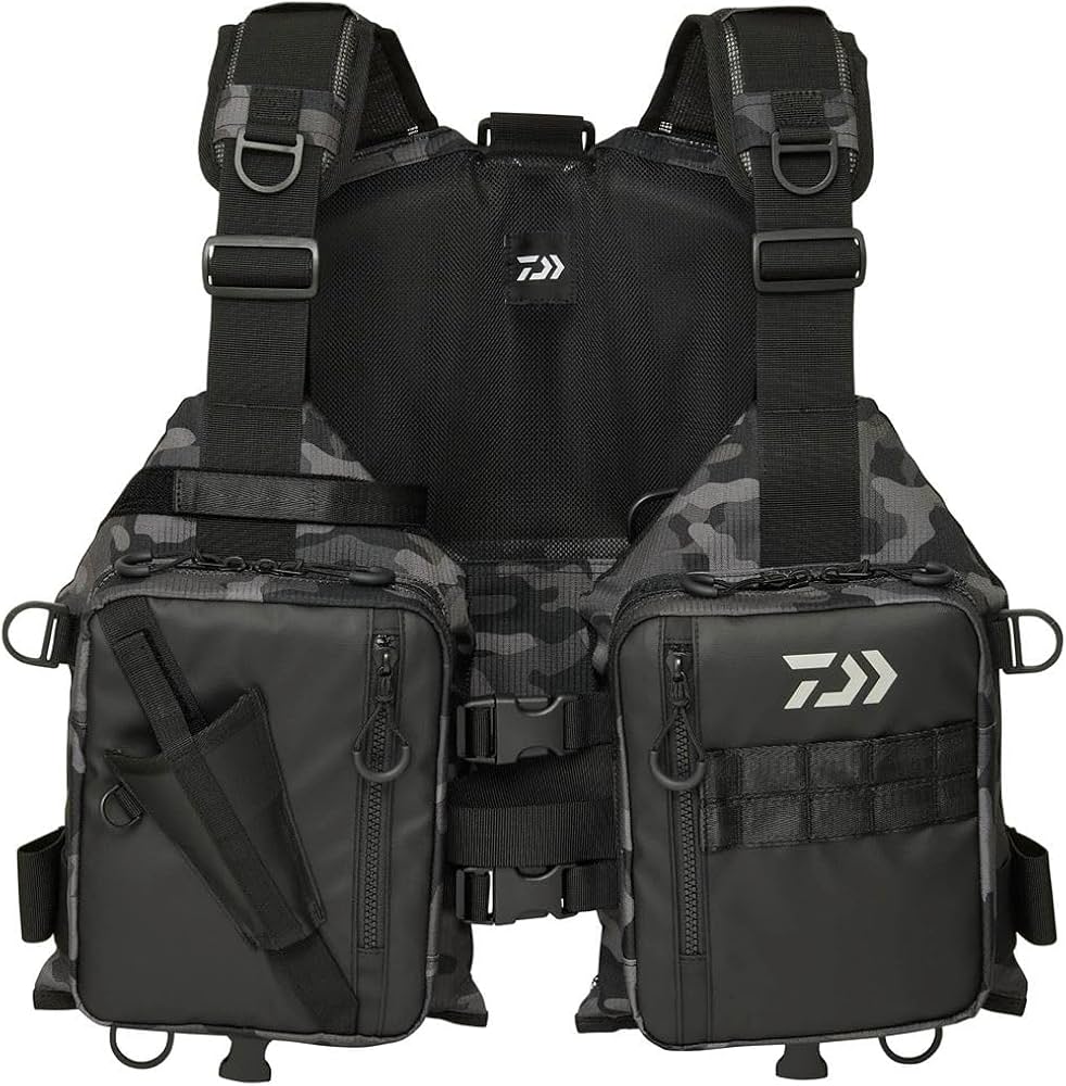 Amazon | ダイワ(DAIWA) フローティングゲームベスト DF-6425 ブラック
