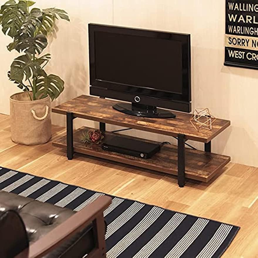 Amazon｜テレビ台 テレビボード 木製 アイアン 幅120 ローボード TV