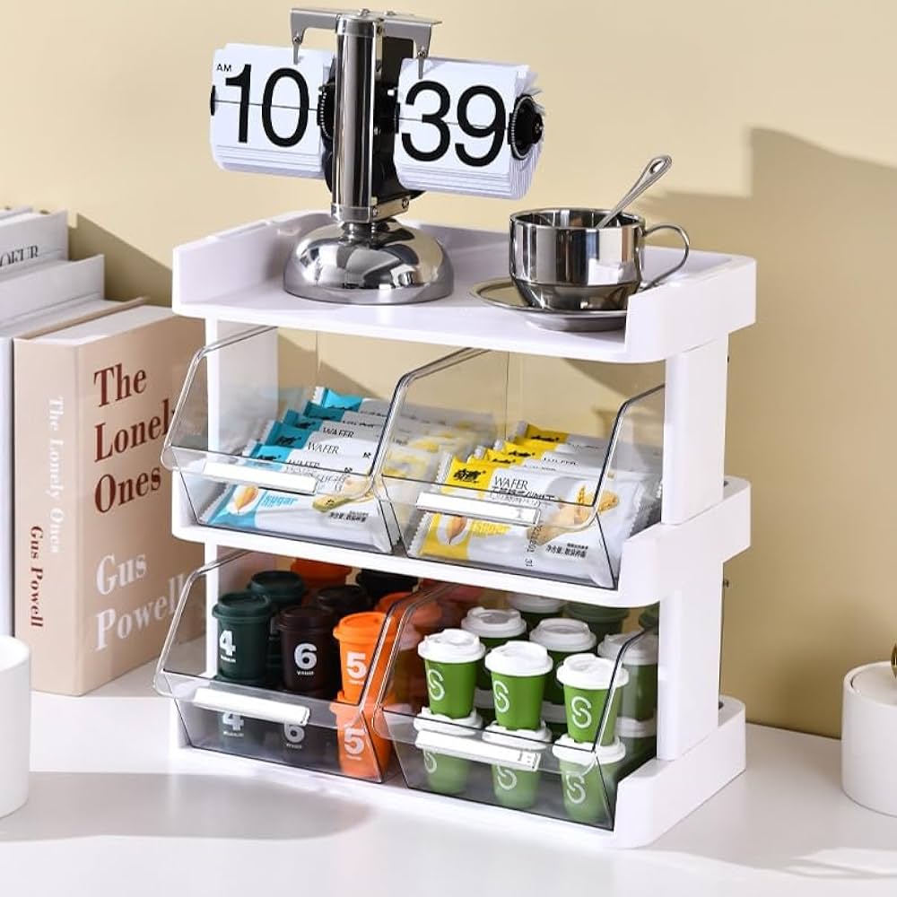 Amazon.co.jp: ティーバッグ 収納ボックス カプセルホルダー 引き出し