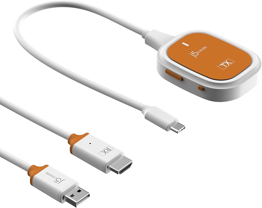 Amazon | j5create ワイヤレス USB C to HDMI 送受信機セット HDCP対応