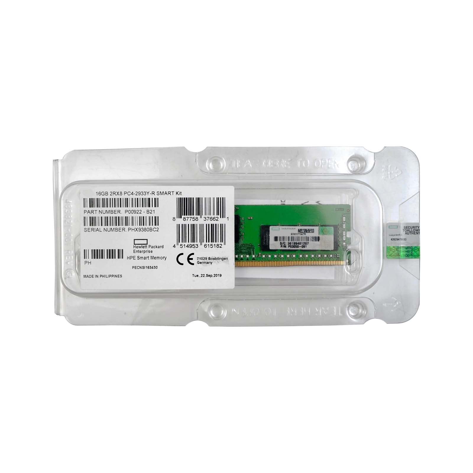 Amazon.co.jp: サーバースマートメモリキット HPE 16GB 2Rx8 PC4-2933Y