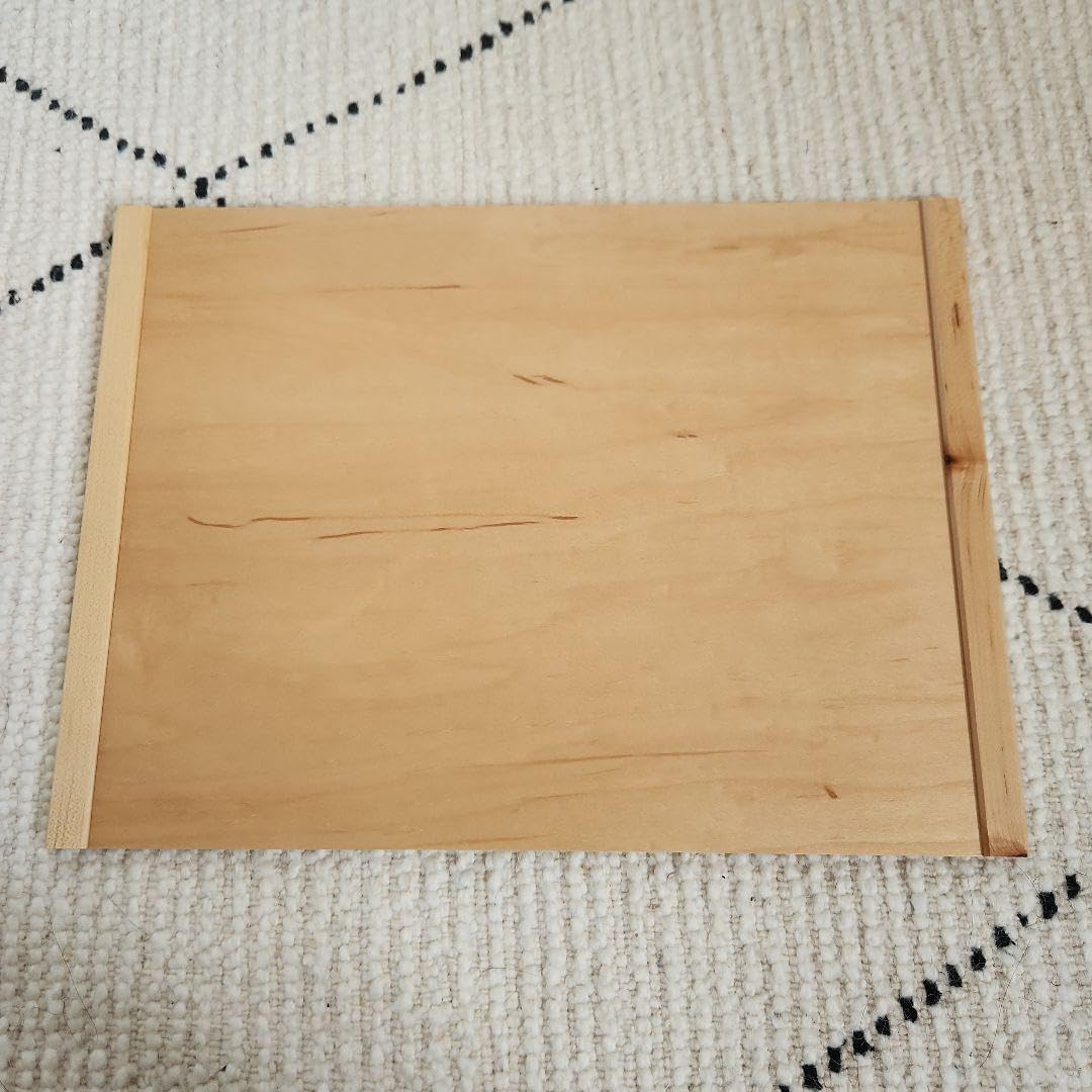 Amazon｜鹿児島睦 天然木 トレイ お盆 花柄 メープル｜トレイ・盆