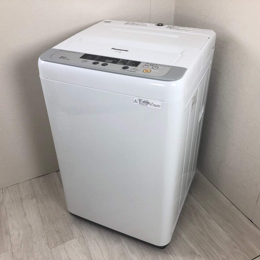 Amazon.co.jp: Panasonic 全自動洗濯機 5kg シルバー NA-F50B8-S