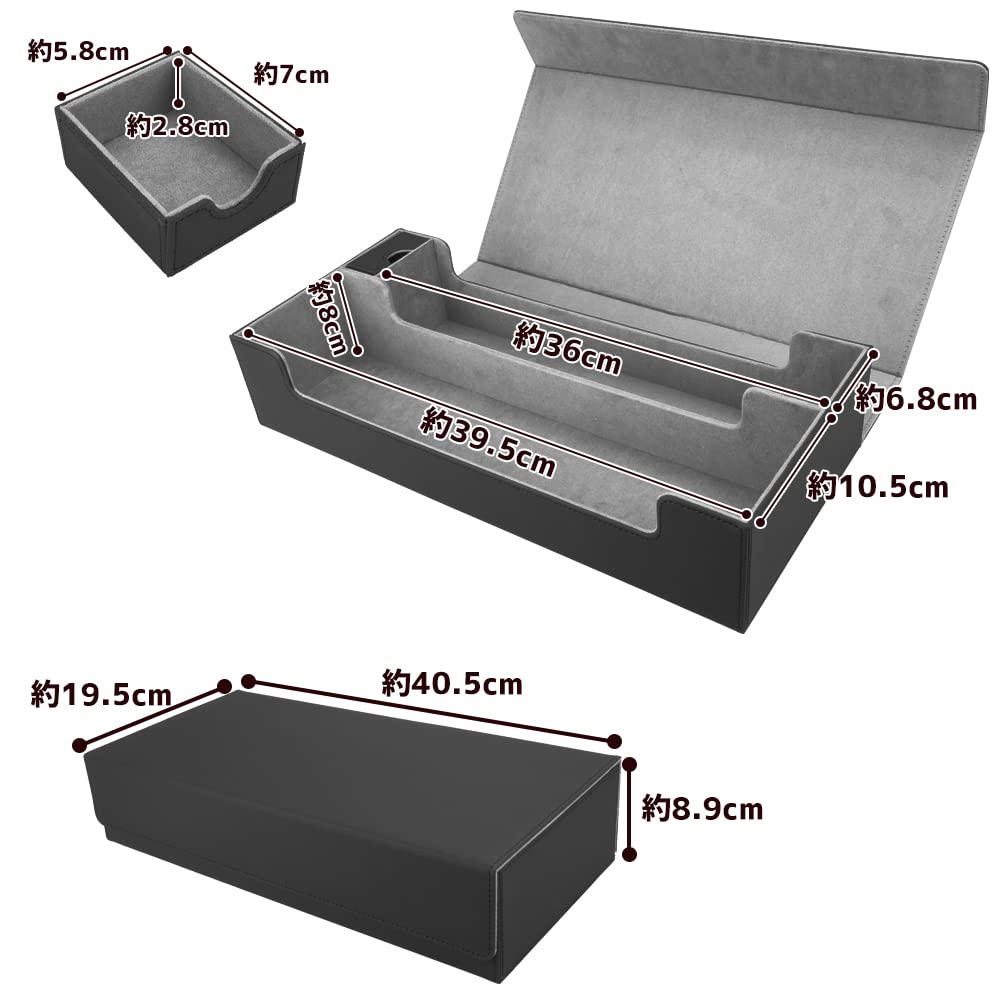 Amazon.co.jp: 大容量 パーフェクトデッキケース トレカ収納 保管