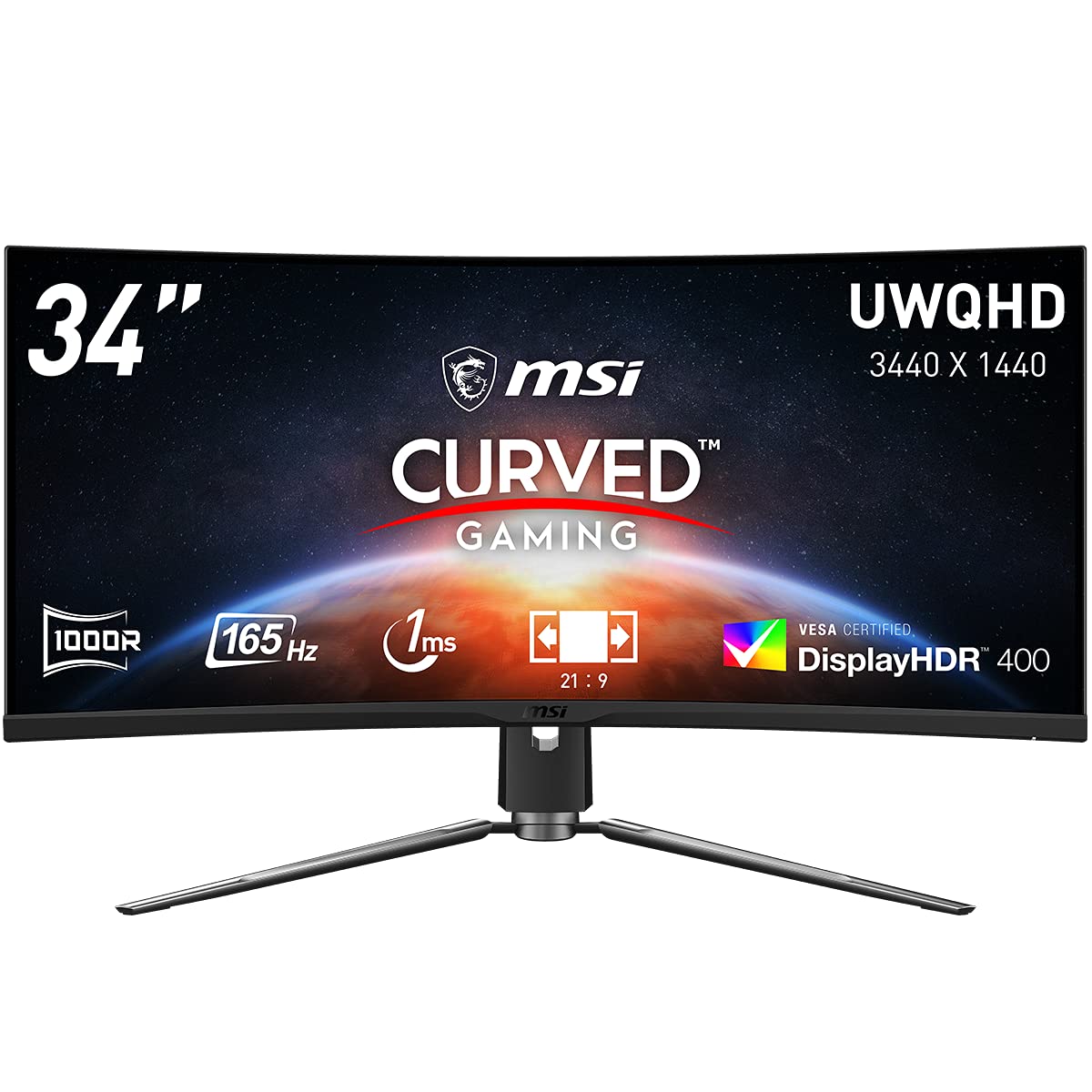 Amazon.co.jp: MSI ゲーミングモニター ウルトラワイド 34インチ 湾曲