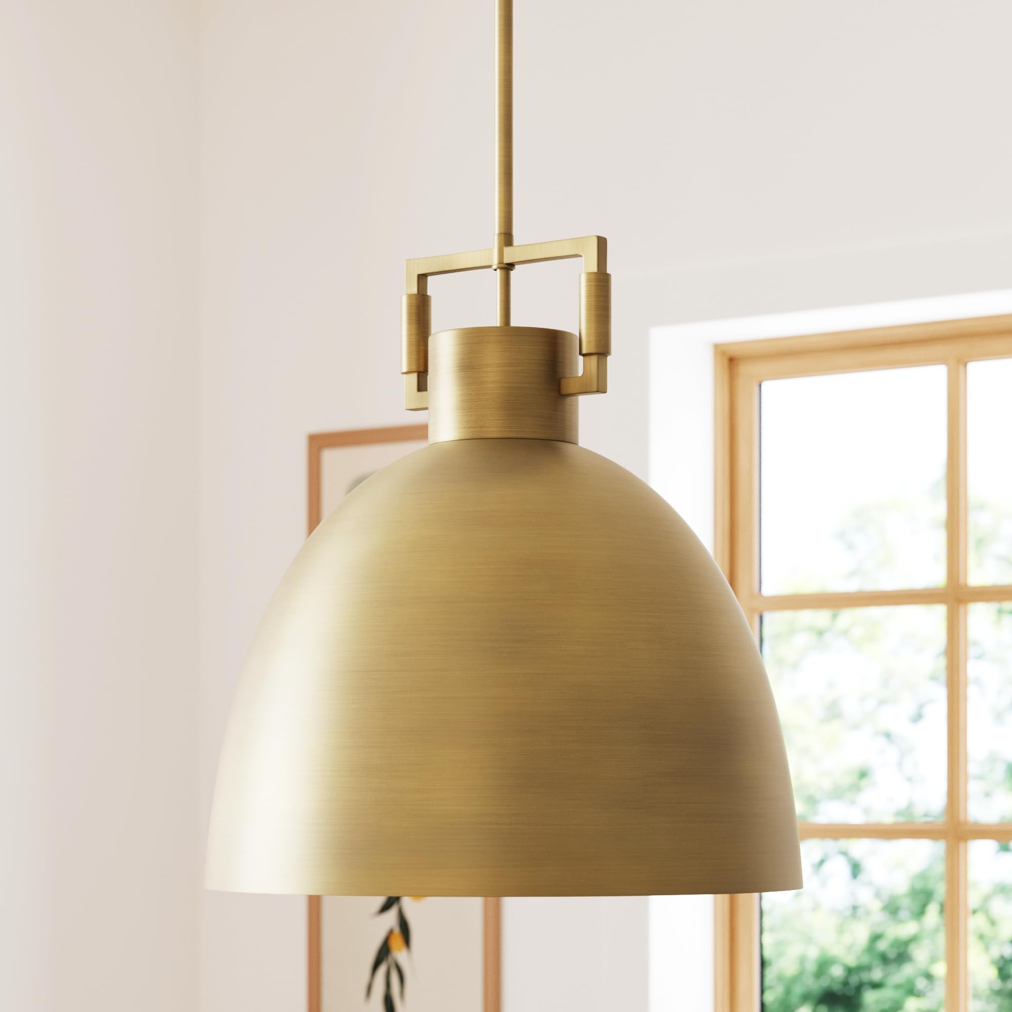 Nathan James Leigh Pendant Lighting, Hanging Ceiling Light with