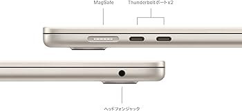 Amazon.co.jp: Apple 2024 MacBook Air M3チップ搭載15インチノート