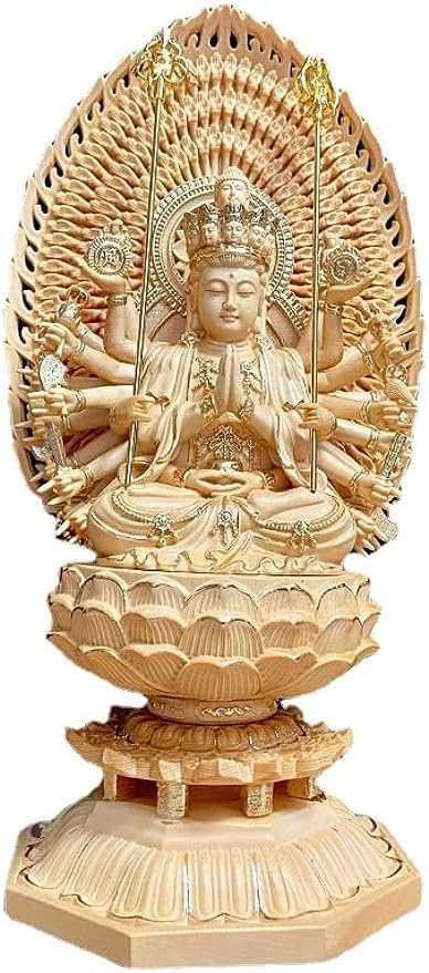 Amazon｜仏像 千手観音菩薩 （子年生まれ）十二支守り本尊 干支 専属千