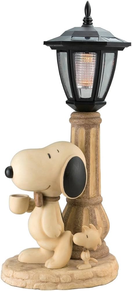 Amazon.co.jp: スヌーピー＆ウッドストック ガーデンライト : ホーム