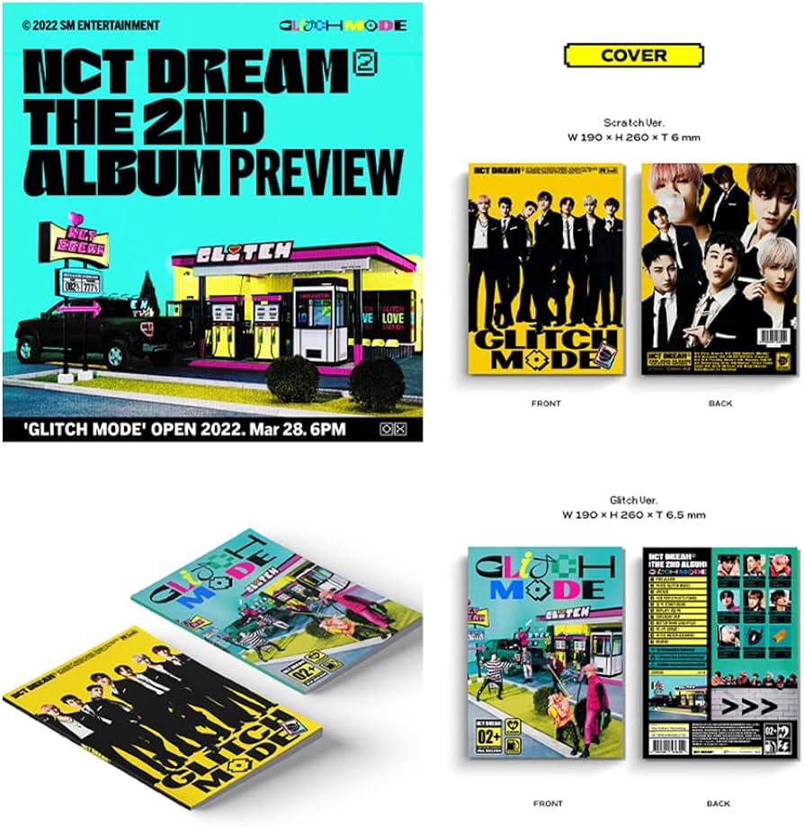Amazon.com: NCT Dream - Glitch Mode the 2nd Album Photobook