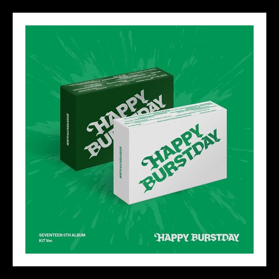 KIT Ver) SEVENTEEN [HAPPY BURSTDAY] 5th Album (2 Ver Set.+Card