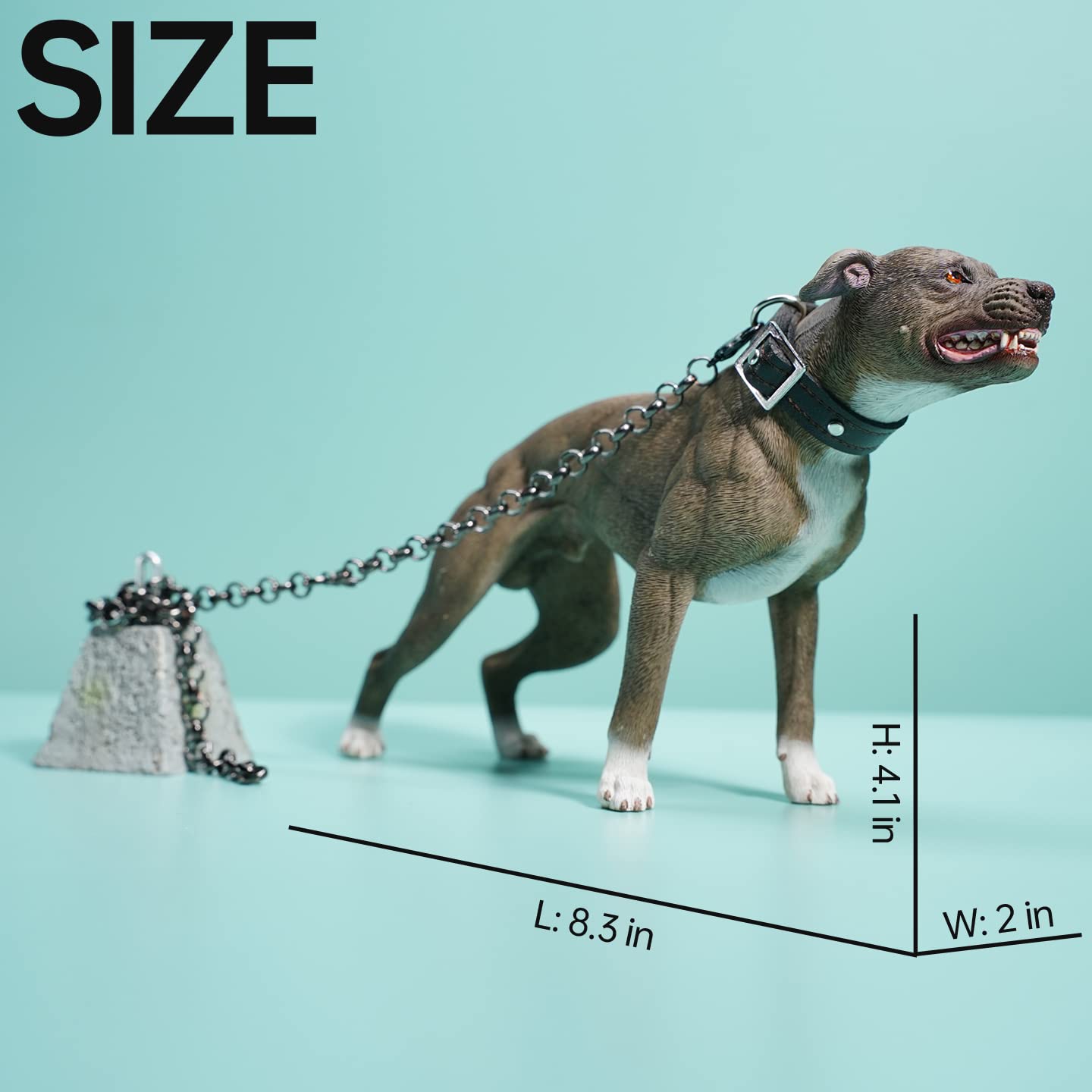 Amazon.com: JXK MMOS X American Pit Bull Terrier Dog Statue